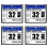 4X 32MB Compact Flash-geheugenkaart voor camera, reclamemachine, Ind 1