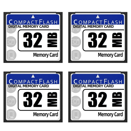 4X 32MB Compact Flash-geheugenkaart voor camera, reclamemachine, Ind 1
