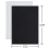 Black Adhesive Back Felt Sheets Fabric Sticky Self-Adhesive and Water 3