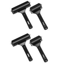 Rubberen rol, set van 6 (6 & 10 cm), inktrol, perfect voor afdrukken