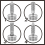 4X Hand Retractable Spring Plunger with Knurled Handle Lock-Out M6 Typ 5