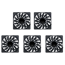 5X Mute 120mm 12cm PWM Cooling Fan Slim 12mm,New 120X120X12mm DC 12V 0