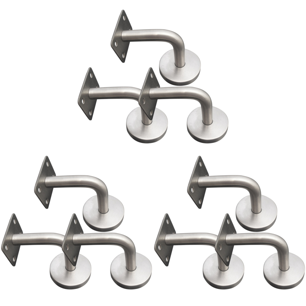 9Pcs Elegant Replacement Handrail Bannister Stair Rail Supports Bracke 4851780612688