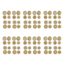 96Pcs/Set Metal Energy Decor Sticker Flower of Life Children's Day Gif