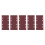 150 Pcs Sanding Pads,Sanding Paper Hook and Loop Sand Sheet 93X185mm P 6