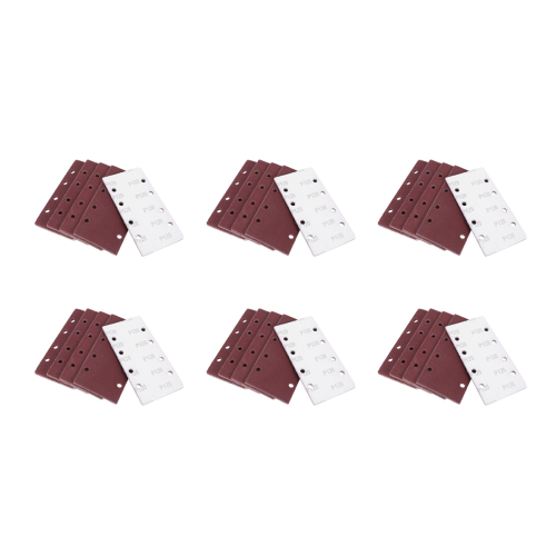 150 Pcs Sanding Pads,Sanding Paper Hook and Loop Sand Sheet 93X185mm P 1