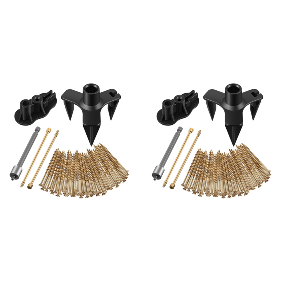 2X Floor Repair Kit, No More Squeaks Kit Eliminates Squeaks, Fits Most 4851780609824