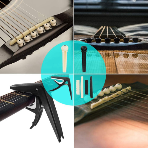 130 PCS Guitar Accessories Kit with Strings, Tuner, Capo, Picks, Pick 2