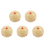 Lot de 5 boules de billard Pro Cup 2,25 pouces 57 mm à 6 points rouges 2