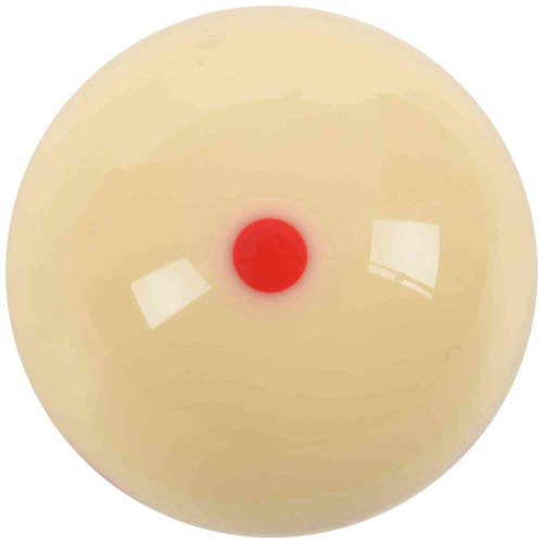 Lot de 5 boules de billard Pro Cup 2,25 pouces 57 mm à 6 points rouges 2