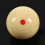 Lot de 5 boules de billard Pro Cup 2,25 pouces 57 mm à 6 points rouges 7