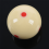 Lot de 5 boules de billard Pro Cup 2,25 pouces 57 mm à 6 points rouges 5