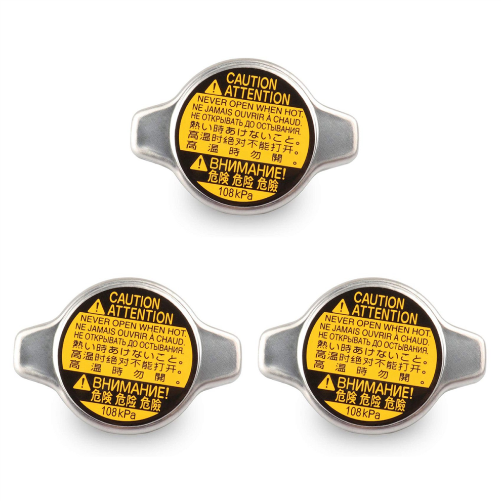 3X Radiator Cap, Replace 16401-31650, For Gx470, Is250 Is350, Gs350 4851780611445