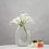 60 Pcs Artificial White Calla Lily Flowers with Soft Latex Materials f 3
