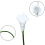 60 Pcs Artificial White Calla Lily Flowers with Soft Latex Materials f 9