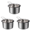 3X Χυτήριο Σοκολάτας (Ανοξείδωτο Ατσάλι 304) 400Ml Διπλού Βραστήρα Αλλά 1