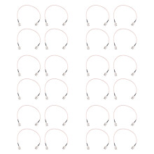 24 stuks 3G HD SDI-kabel BNC 30 cm 75 Ohm voor camera's en videoapparatuur