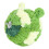 Casa-nido per pappagallo M Verde velluto/plastica/metallo 11
