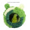 Casa-nido per pappagallo M Verde velluto/plastica/metallo 6