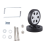 2 Set 55X12mm Luggage Wheels Replacement Wear Resistant PU Caster Suit 5