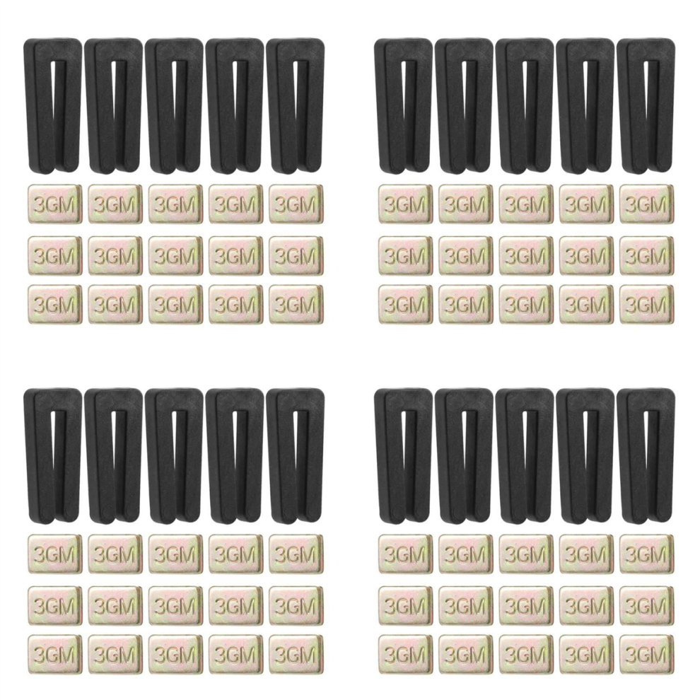 80Pcs Ceiling Fan Blade Balancing Kit,Including 20Pcs Resilient Balanc 4851780614798