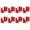 32PCS 12 Gauge Shot Glasses Tequila Glass 2