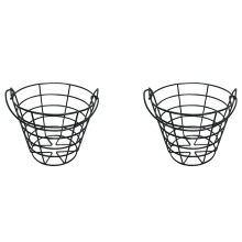 2X Practice Golf Balls Container Basket with Handle Storage Box Hold U
