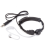 2X Telescopic Heavy Duty Throat Vibration Mic Headphone Plug for Walki 4