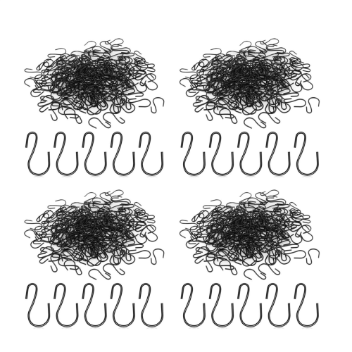 480Pcs 1-Inch Mini S-Shaped Hook, Small Metal Decorative for Crafts(Bl