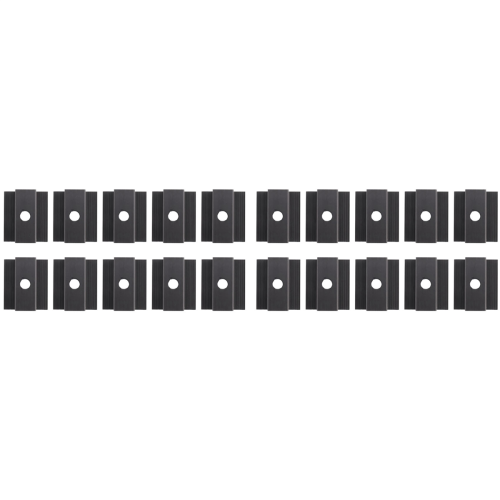 20 X Centre Clamp PV Solar Panels, Black, Module for All Frame Heights 1