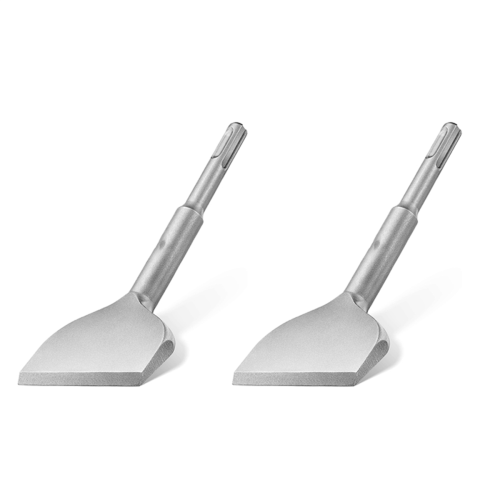 2X Καλέμι Πλακιδίων SDS Plus - Πλάτος 165X75mm για Σφυρί, Επίπεδη Γωνία,