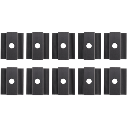 40 X Centre Clamp PV Solar Panels, Black, Module for All Frame Heights 2