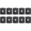 20 X Centre Clamp PV Solar Panels, Black, Module for All Frame Heights 3