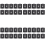 40 X Centre Clamp PV Solar Panels, Black, Module for All Frame Heights 1
