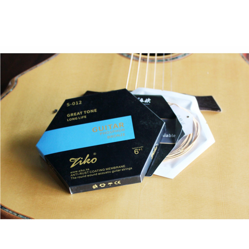 S-012 Acoustic Guitar Strings Nickel Plated Carbon Steel Hexagonal Al 1