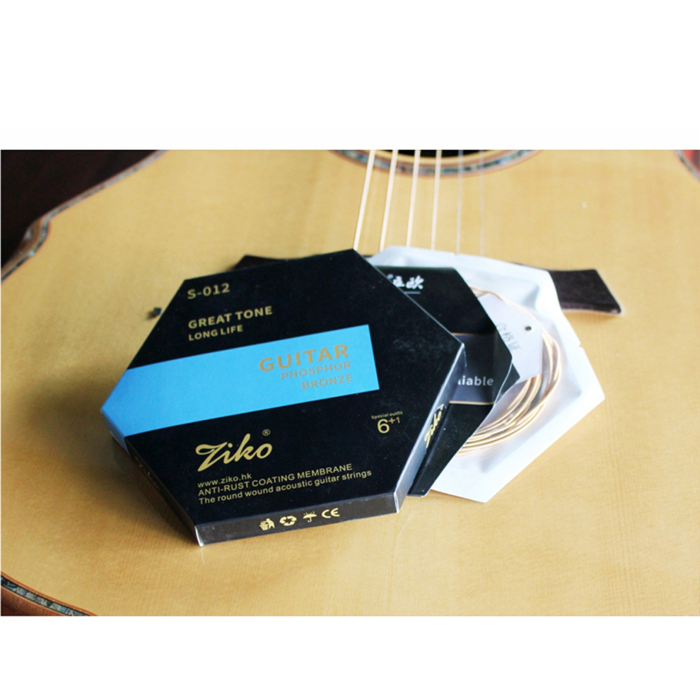 S-012 Acoustic Guitar Strings Nickel Plated Carbon Steel Hexagonal Al