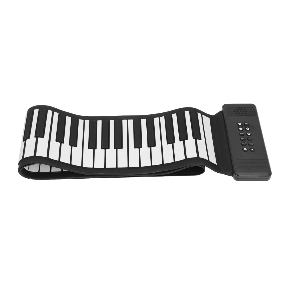 88-Key Hand Roll Piano Portable Folding MIDI with 128 Tones