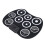 Kit di batteria elettronica pieghevole, 9 pad, USB portatile 14