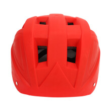 Kinder Fahrradhelm mit Stoßdämpfung, atmungsaktiv und verstellbar, für Kinder beim Radfahren und Scooter, rot