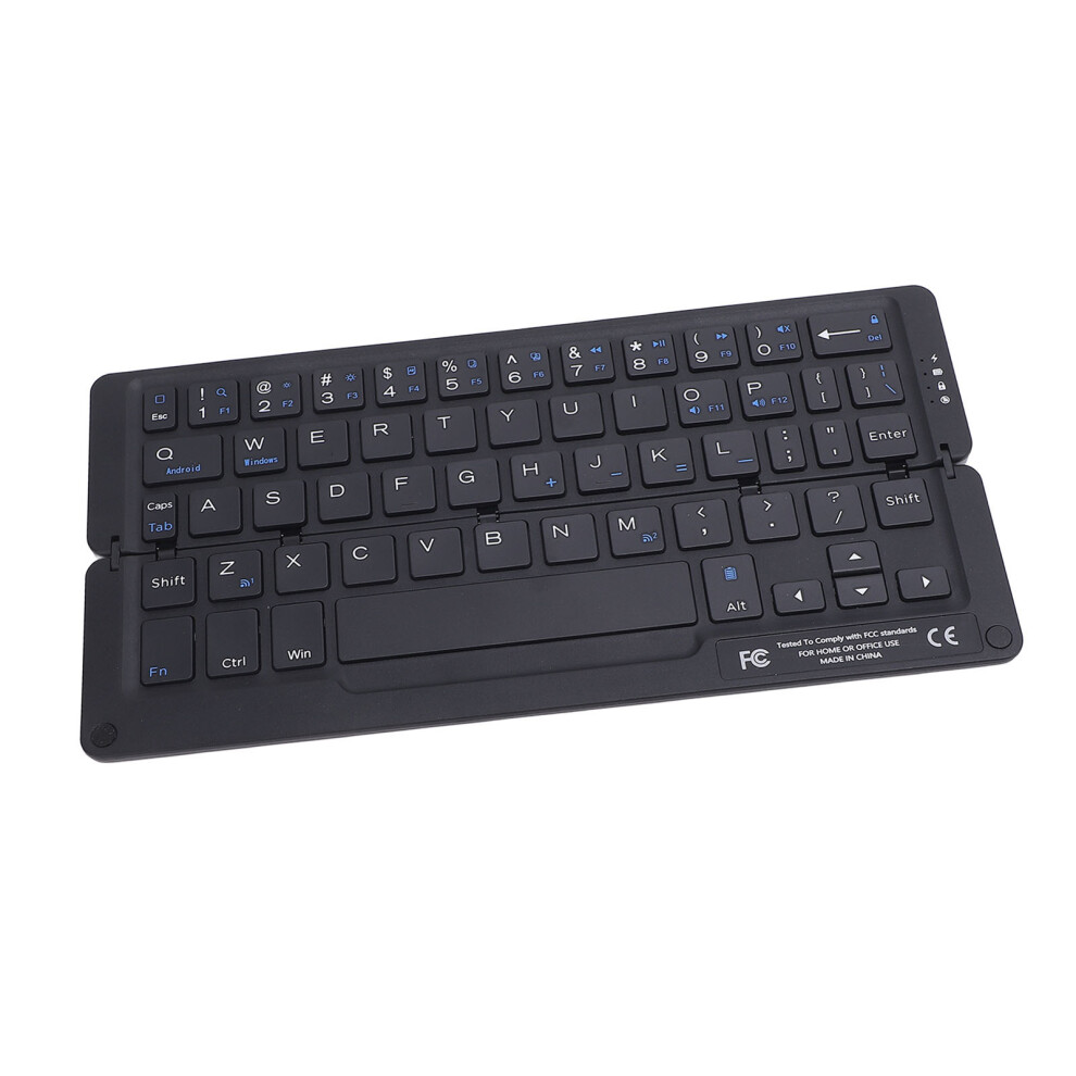 Foldable Bluetooth Keyboard 58 Keys Aluminum Alloy Rechargeable Grey 4971335147851