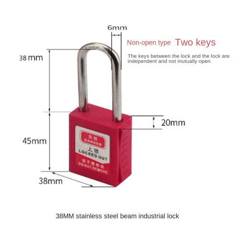 45 PCS Lockout Tagout Locks Tags Set- Keyed Different Safety Padlocks 2