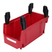 Dickwandiger PP-Teile-Aufbewahrungsbehälter 276x139x128mm Rot