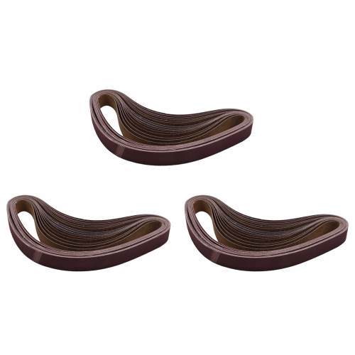 45 Pcs 1X30 Inch Aluminum Oxide Sanding Belts Heavy Duty Multipurpose 2