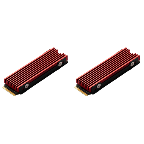 2X M.2 2280 NVMe Ψύκτρα SSD Ψύκτρα αλουμινίου με Th