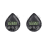 2X Silent Non-Ticking Battery Operated Shower Timer, Waterproof Digita 1