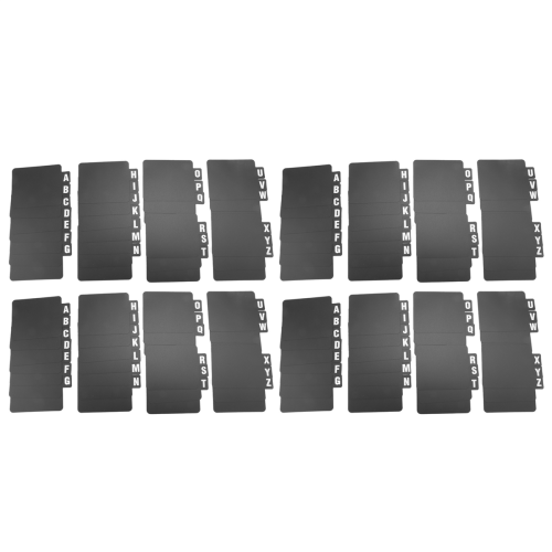 104 Pcs Vinyl Record Teiler DVD Alphabetisch AZ Organizer mit Alph 1