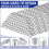 100 Pcs Drywall Bit 1/8 Inch Spiral Saw Tip Cutting Bits Guide Point T 6
