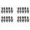 40Pcs Ultra Precision ER16 1-10MM Spring Collet Set for CNC Milling La 1
