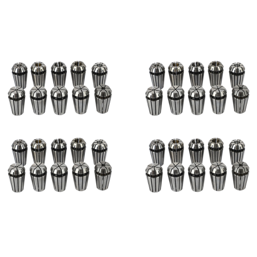 40Pcs Ultra Precision ER16 1-10MM Spring Collet Set for CNC Milling La