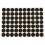 10set 19mm Circles Round Code Stickers Self Adhesive Sticky Labels Bla 3